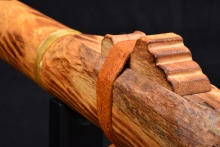 Ponderosa Pine Burl Native American Flute, Minor, Low C-4, #F1E